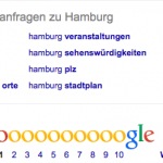 Google zeigt zu jedem Suchbegriff verwandte Suchanfragen.