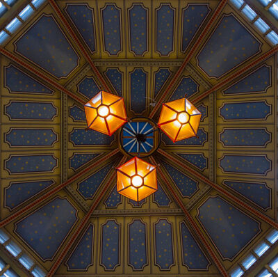 Die Sternenkuppel des Leadenhall Market.