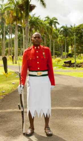 WachsoldatPraesidentenpalaisSuvaFidschi