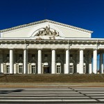 Die Alte Börse von St. Petersburg.