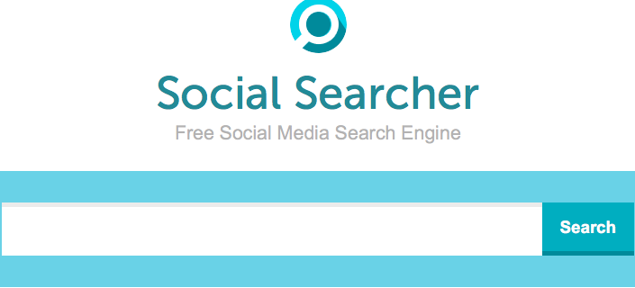 Screenshot von Social Searcher