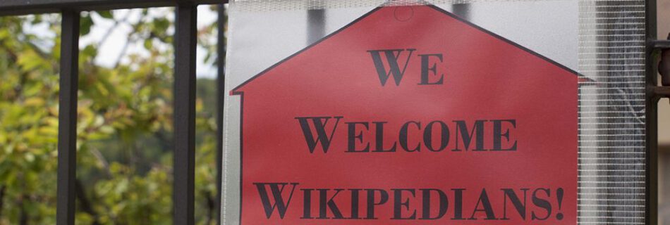 Bild: Bild: Alessandra Meloni, "We welcome wikipedians!" in Esino Lario, CC BY-SA 4.0