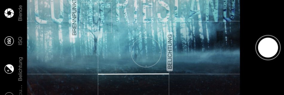 Screenshot der App Warmlight, mit der sich die Kamera des Iphones manuell einstellen lässt.