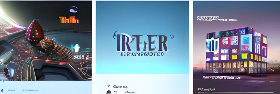Artikelbild zum Beitrag "Große Medienhäuser bei TikTok: Wie sie inspirieren und unterhalten". Es zeigt ein mit dem KI-Bildgenerator BlueWillow erstelltes Bild, das ein Mosaik fiktiver TikTok-Kanäle enthält.